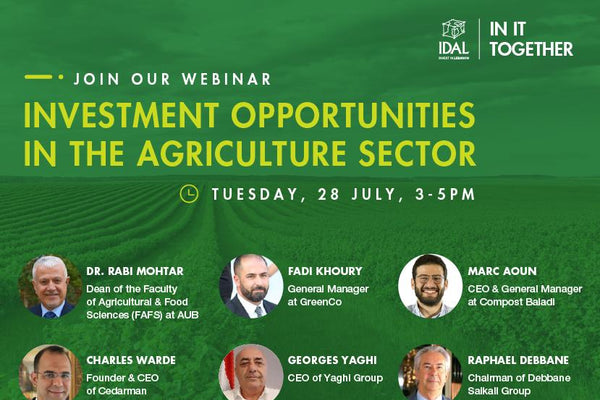 Investment Opportunities Agriculture Sector Lebanon 2020